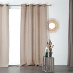 Rideau tamisant et naturel en 100% lin naturel 145x260 cm Rideau tamisant et naturel en 100% lin naturel 145x260 cm