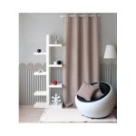 Rideau uni � oeillets naturel 140x240 cm