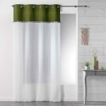 Rideau voilage - paris prix - alixia - 140x240cm - vert - ?illets - design contemporain Rideau voilage - paris prix - alixia - 140x240cm - vert - ?illets - design contemporain