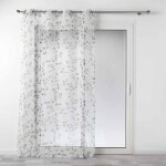 Rideau voilage  ?illets ancolie 140x240cm blanc - paris prix - synthtique - autres motifs - ?illets ...
