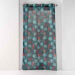 Rideau voilage � ?illets caracas line 140x240cm bleu