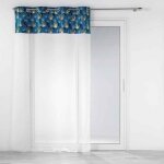 Rideau voilage � ?illets clairine 140x240cm bleu