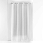 Rideau voilage � ?illets malina 140x240cm blanc