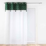 Rideau voilage  ?illets palmina 140x240cm vert