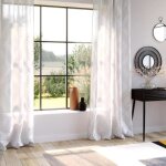 Rideau voilage jacquard enzo 140x260cm blanc Rideau voilage jacquard enzo 140x260cm blanc