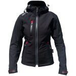 Rider - tec blouson femme en soft - shell noir avec coques de protections