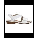 Rieker 65964 ? chaussures femme blanches cuir talon plat 3 cm