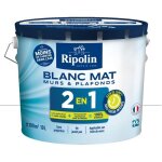 Ripolin mur et plafond bi couche 2en1 acryl blanc mat 10 l Ripolin mur et plafond bi couche 2en1 acryl blanc mat 10 l