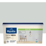 Ripolin peinture murale pour toutes pices - gris souris satin - 25 l