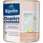 Ripolin peinture murale spciale chambre denfants - gris souris satin - 05 l