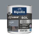 Ripolin peinture pour sol int�rieur & ext�rieur - gris loft ral 7046 satin 05l