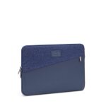 Pochette - rivacase - 7903 - bleu - simili cuir - compatible macbook pro 13
