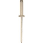 Restagraf - rivets panouis pour plaque dimmatriculation - alu & tige acier - rf. 4925 - 4 x 16 mm - ...