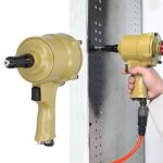 Riveteuse pneumatique  air mothinessto - kp - 705p - double structure de frappe de marteau - acier alli ...