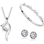 Rmega coffret cadeau bijoux ajustable pour parure bijoux femme mariage collier boucle doreille et femme ...