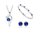 Rmega luxe cadeau bijoux ajustable pour parure bijoux femme mariage collier boucle doreille et femme ...