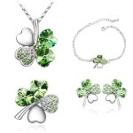 Rmega parure bijoux ajustable pour femme mariage coffret cadeau bracelet femme collier femme boucle doreille ...