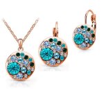 Parure bijoux collier boucles doreilles personnalit coffret cadeau pour mariage - rmega - 9 carats - ...