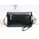 Portefeuille femme grande capacite rmega - noir - porte chquiers porte - monnaie elgant porte - cartes ...