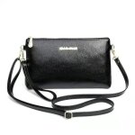 Portefeuille femme grande capacite rmega - noir - cuir pu - porte - monnaie elgant - porte - cartes ...