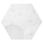 Roba air matelas parc bb safe asleep hexagonal - 112 x 97 cm - avec housse jacquard