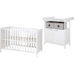 Roba chambre b�b� duo hamburg - lit cododo 60x120 cm + commode � langer 2 portes