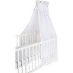 Roba ciel de lit bb en voile - 160 x 250cm - blanc