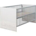 Roba lit bébé Évolutif 70x140 cm - maren 2 - réglable en hauteur - convertible en lit junior - gris clair ... Roba lit bébé Évolutif 70x140 cm - maren 2 - réglable en hauteur - convertible en lit junior - gris clair ...