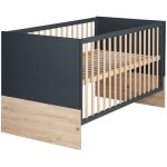Roba lit bébé Évolutif lenn réglable sur 3 hauteurs - 70 x 140 cm - convertible en lit junior - anthracite ... Roba lit bébé Évolutif lenn réglable sur 3 hauteurs - 70 x 140 cm - convertible en lit junior - anthracite ...