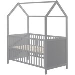 Roba lit cabane bébé Évolutif 70x140 cm - convertible en lit junior et en banc - hauteur réglable - bois ... Roba lit cabane bébé Évolutif 70x140 cm - convertible en lit junior et en banc - hauteur réglable - bois ...