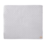 Roba matelas  langer roba style - 85 x 75 cm - impermable - doux et facile  nettoyer - gris argent ...