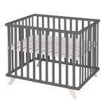 Roba parc bébé 75x100 cm en hêtre bio + tapis de parc de protection gris lil planet - bois laqué anthracite ... Roba parc bébé 75x100 cm en hêtre bio + tapis de parc de protection gris lil planet - bois laqué anthracite ...