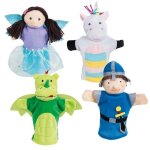Roba set de 4 marionnettes à main en peluche - pour théâtre de guignol Roba set de 4 marionnettes à main en peluche - pour théâtre de guignol