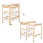 Roba table à langer avec baignoire coulissante baby pool + matelas à langer imperméable et Étagères en ... Roba table à langer avec baignoire coulissante baby pool + matelas à langer imperméable et Étagères en ...