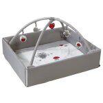 Roba tapis d�veil �volutif adam et eule 4 en 1 - gris imprim� chouette