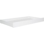 Roba tiroir de lit b�b� universel - � 4 roues - en bois laqu� blanc