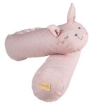 Roba tour de lit bébé - coussin serpent roba style visage lapin lily - 170 cm - rose Roba tour de lit bébé - coussin serpent roba style visage lapin lily - 170 cm - rose