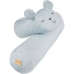 Roba tour de lit - coussin serpent roba style visage dours benny - 170 cm - bleu clair