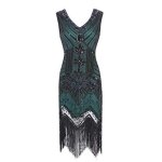 Robe adnwk des ann�es 1920 robes gatsby perl�e � franges gatsby th�me robe � clapet pour robes de cocktail ...