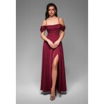 Robe de bal - ombre - pour femme - bordeaux