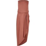 Robe bandeau viscose femme urban classics - terracotta - s