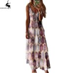 Robe basique imprim violet femme