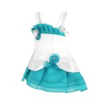 Robe - b�b� / fille - c�r�monie - habill�e - blanc - turquoise - saison �t� - du 3 au 24 mois