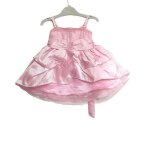 Robe - b�b� / fille - satin - tulle - rose - c�r�monie - habill�e - chic - du 6 au 24 mois
