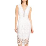 Robe blanche en dentelle femme vero moda valerie