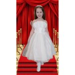Robe - enfant - cérémonie - jupon inclus - blanc - ivoire - jupe - pailletée - taille du 2 au 12 ans Robe - enfant - cérémonie - jupon inclus - blanc - ivoire - jupe - pailletée - taille du 2 au 12 ans