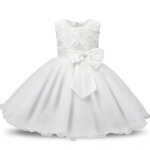 Robe cérémonie princesse bébé - fille sans manches en tulle robe de bal avec ceinture noeud papillon ... Robe cérémonie princesse bébé - fille sans manches en tulle robe de bal avec ceinture noeud papillon ...
