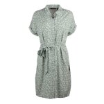 Robe chemise verte ceintur�e � petites fleurs femme vero moda