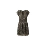 Robe courte col v et imprim� fleuri aiko multicolor