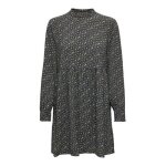 Robe courte tisse manches longues femme jdy piper - black - 40